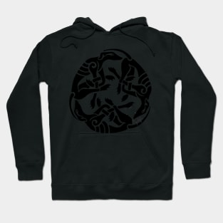 Celtic Triple Irish Racing Greyhounds Hoodie